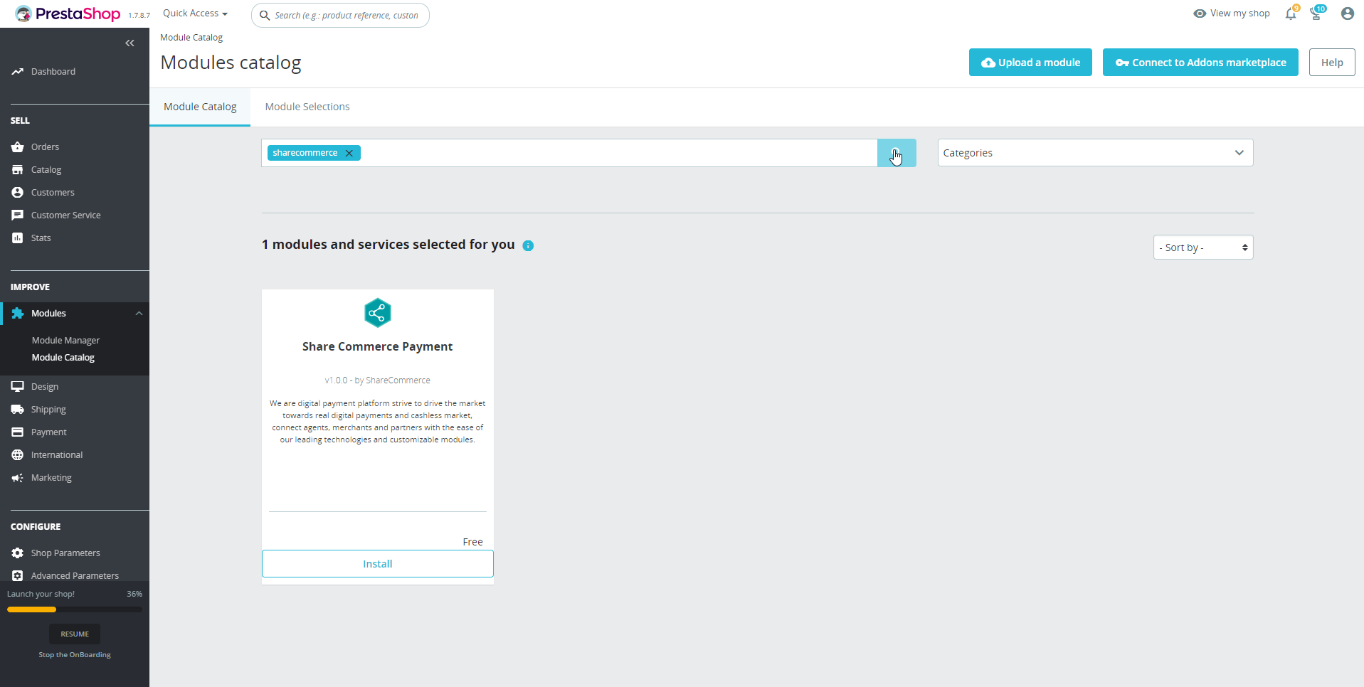 Prestashop Plugin Settings 01